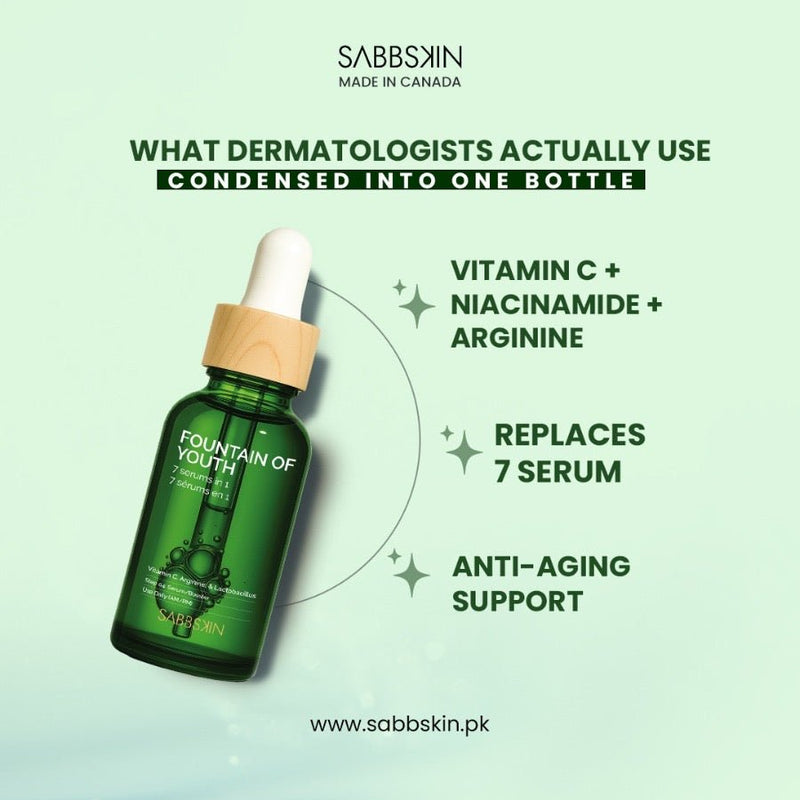 Fountain of Youth - 7 in 1 Vitamin C Serum - Sabbskin