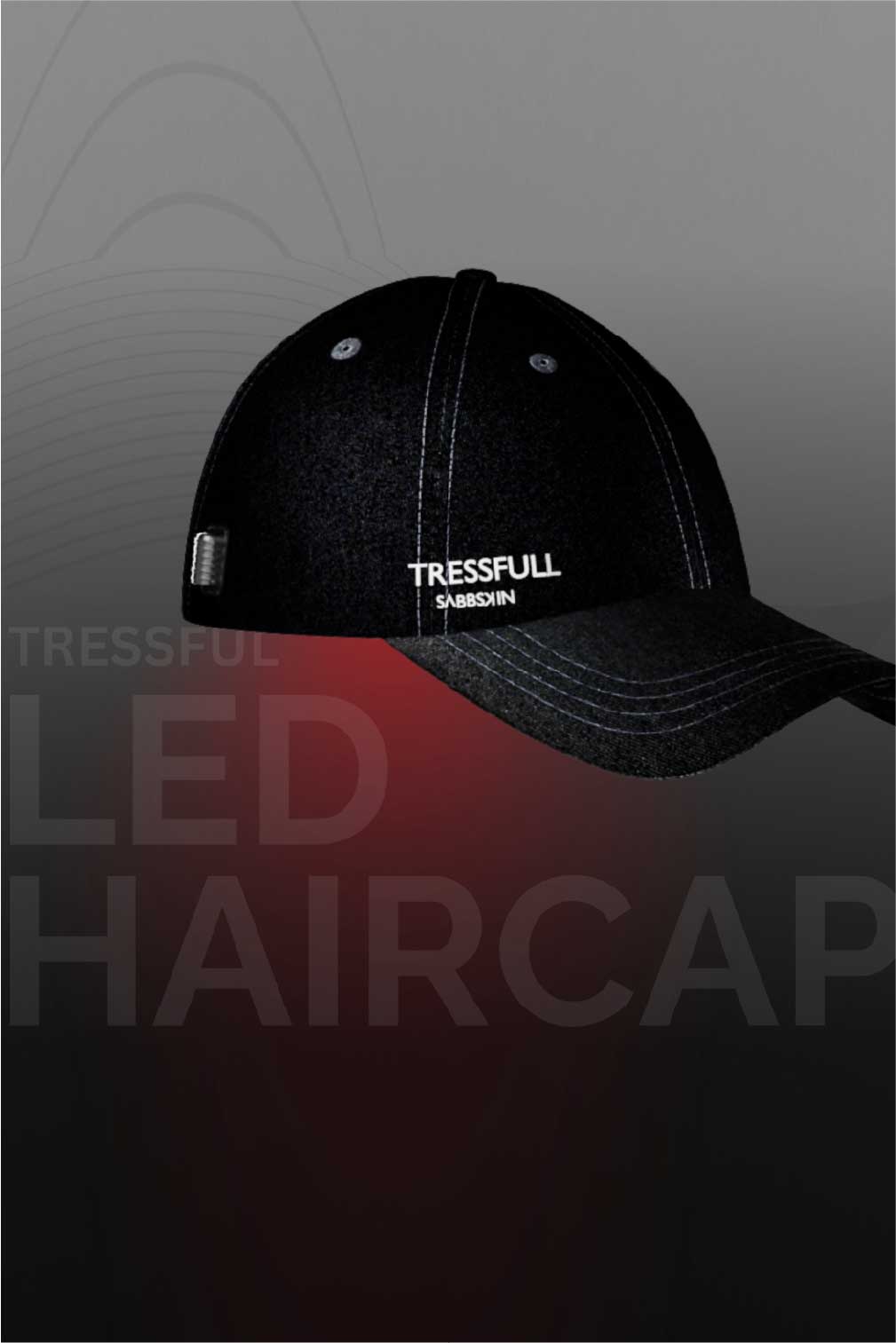 Sabbskin Tressfull™ Pulsed LED Hair Growth Cap – Dual - Wavelength Red Light for Thicker, Fuller Hair - Sabbskin