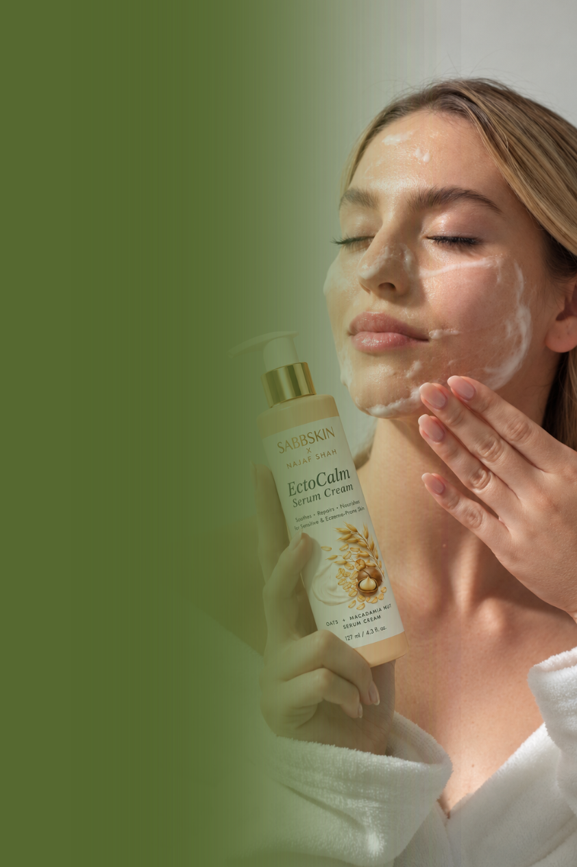 EctoCalm skincare hero