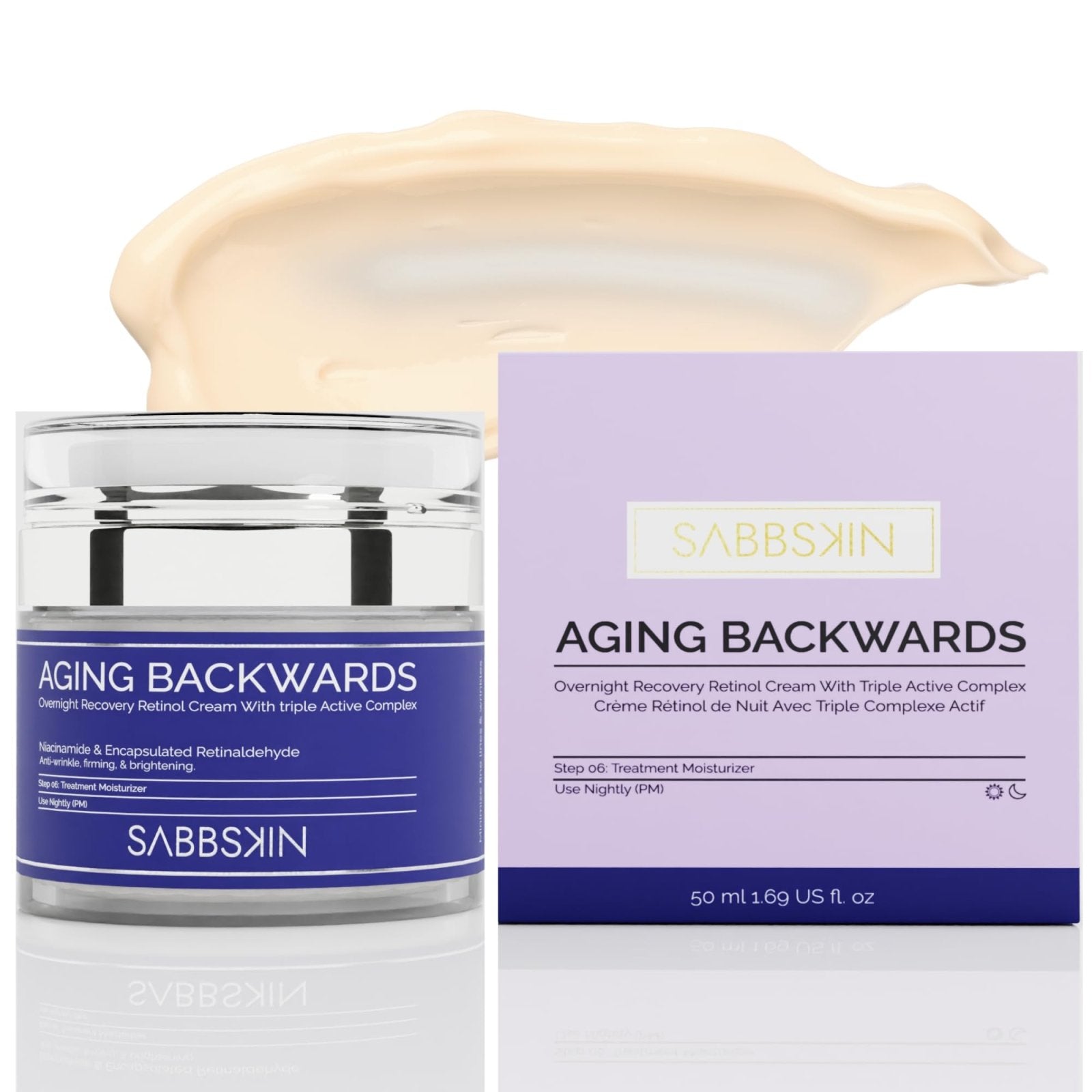 Aging Backwards Retinol Cream - Sabbskin