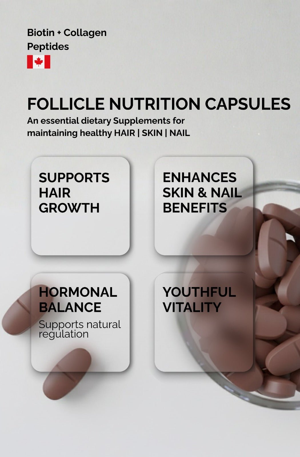 Chubby Hair Biotin + Collagen Peptides for HAIR | SKIN | NAILS - Sabbskin